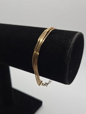 14k Gold Multi-Chain Women's Bracelet